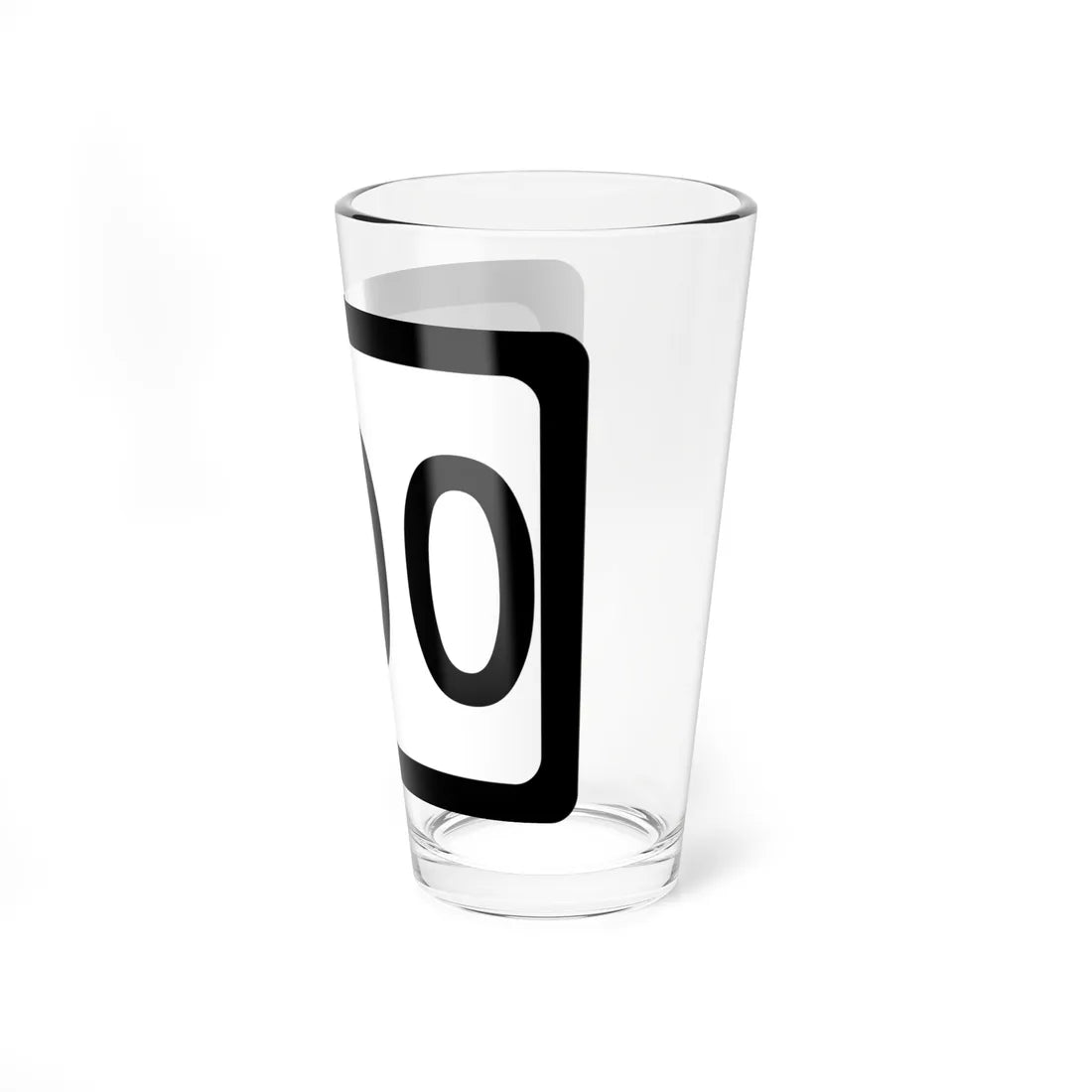 WV-000 template (Virginia) (Road Sign) Pint Glss 16oz - Go Mug Yourself