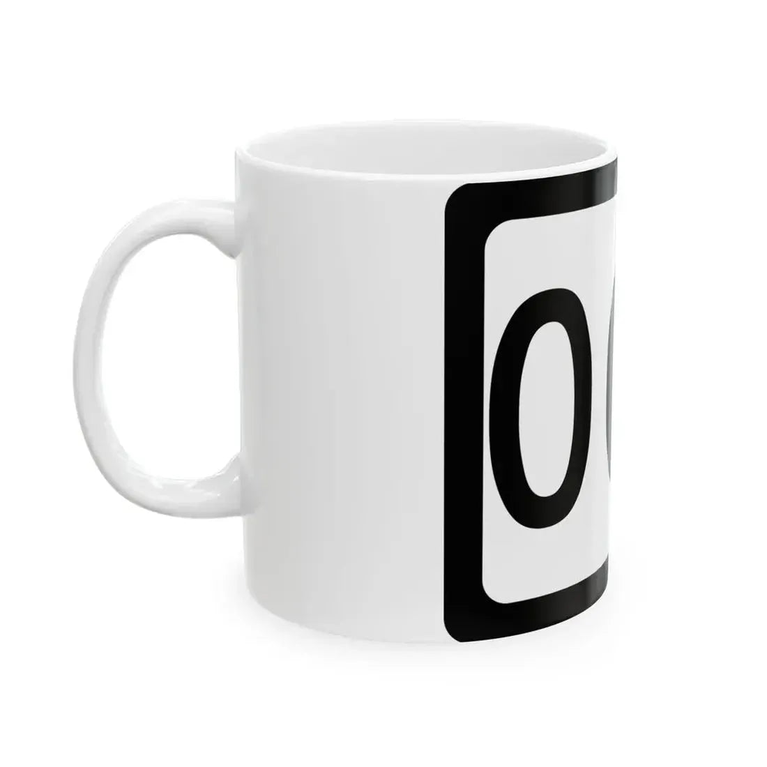WV-000 template (Virginia) (Road Sign) White Coffee Mug - Go Mug Yourself