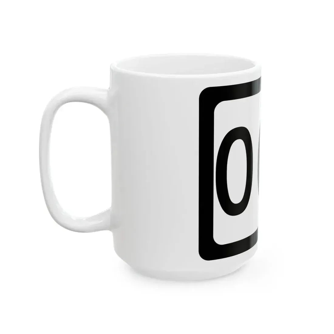 WV-000 template (Virginia) (Road Sign) White Coffee Mug - Go Mug Yourself