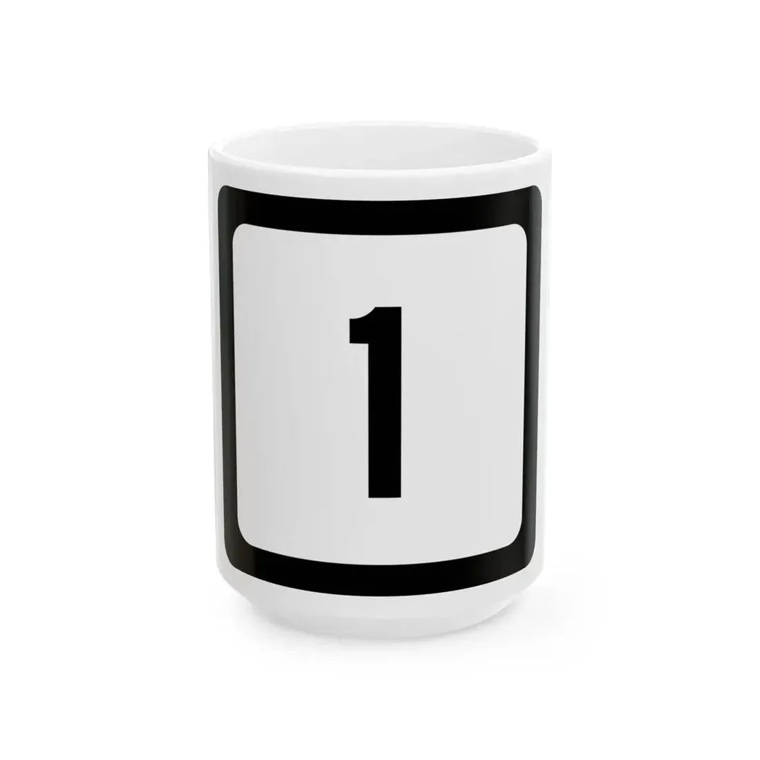 WV-1 (Virginia) (Road Sign) White Coffee Mug 15oz - Go Mug Yourself