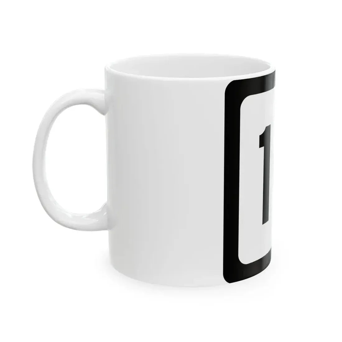 WV-10 (Virginia) (Road Sign) White Coffee Mug - Go Mug Yourself
