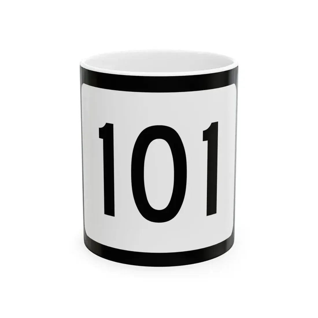 WV-101 (Virginia) (Road Sign) White Coffee Mug 11oz - Go Mug Yourself