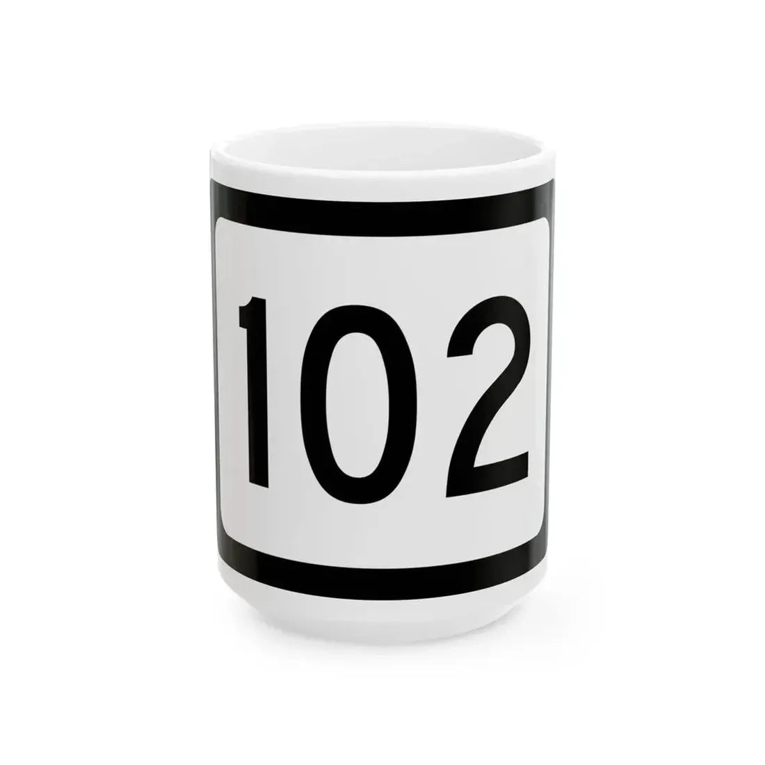 WV-102 (Virginia) (Road Sign) White Coffee Mug 15oz - Go Mug Yourself