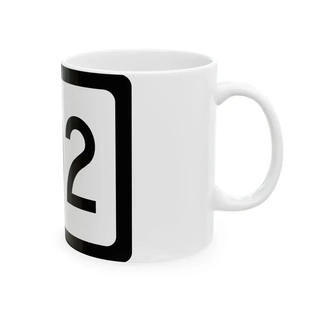 WV-102 (Virginia) (Road Sign) White Coffee Mug - Go Mug Yourself