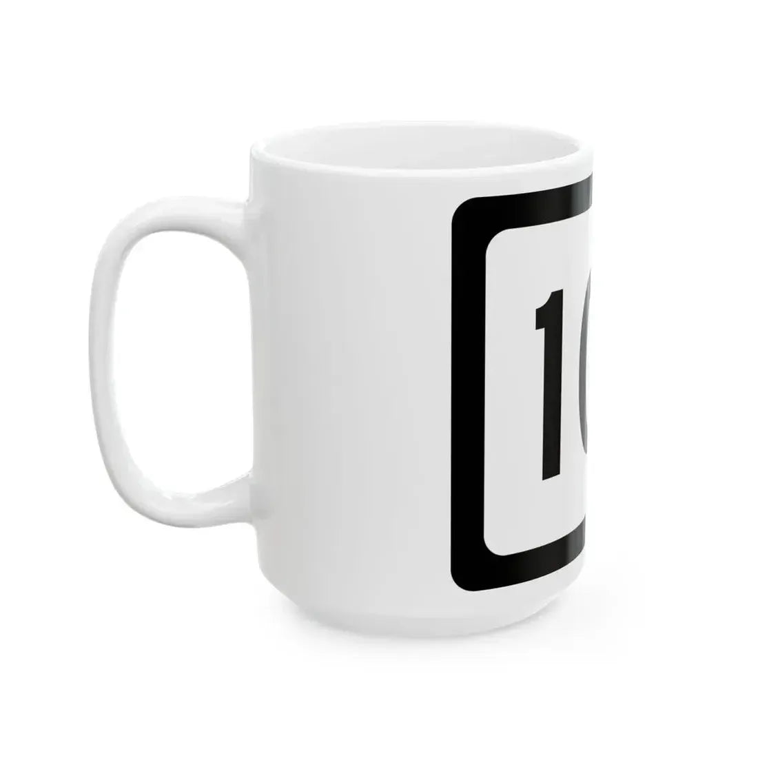 WV-102 (Virginia) (Road Sign) White Coffee Mug - Go Mug Yourself