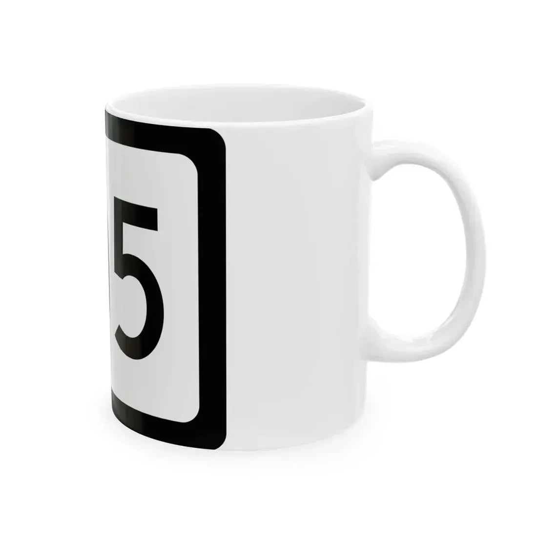 WV-105 (Virginia) (Road Sign) White Coffee Mug - Go Mug Yourself