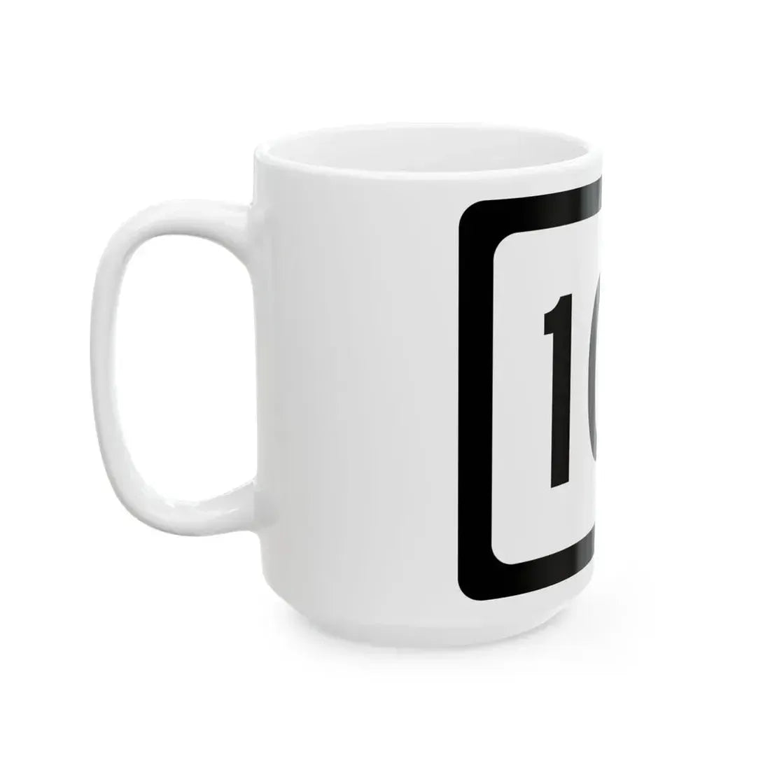 WV-105 (Virginia) (Road Sign) White Coffee Mug - Go Mug Yourself