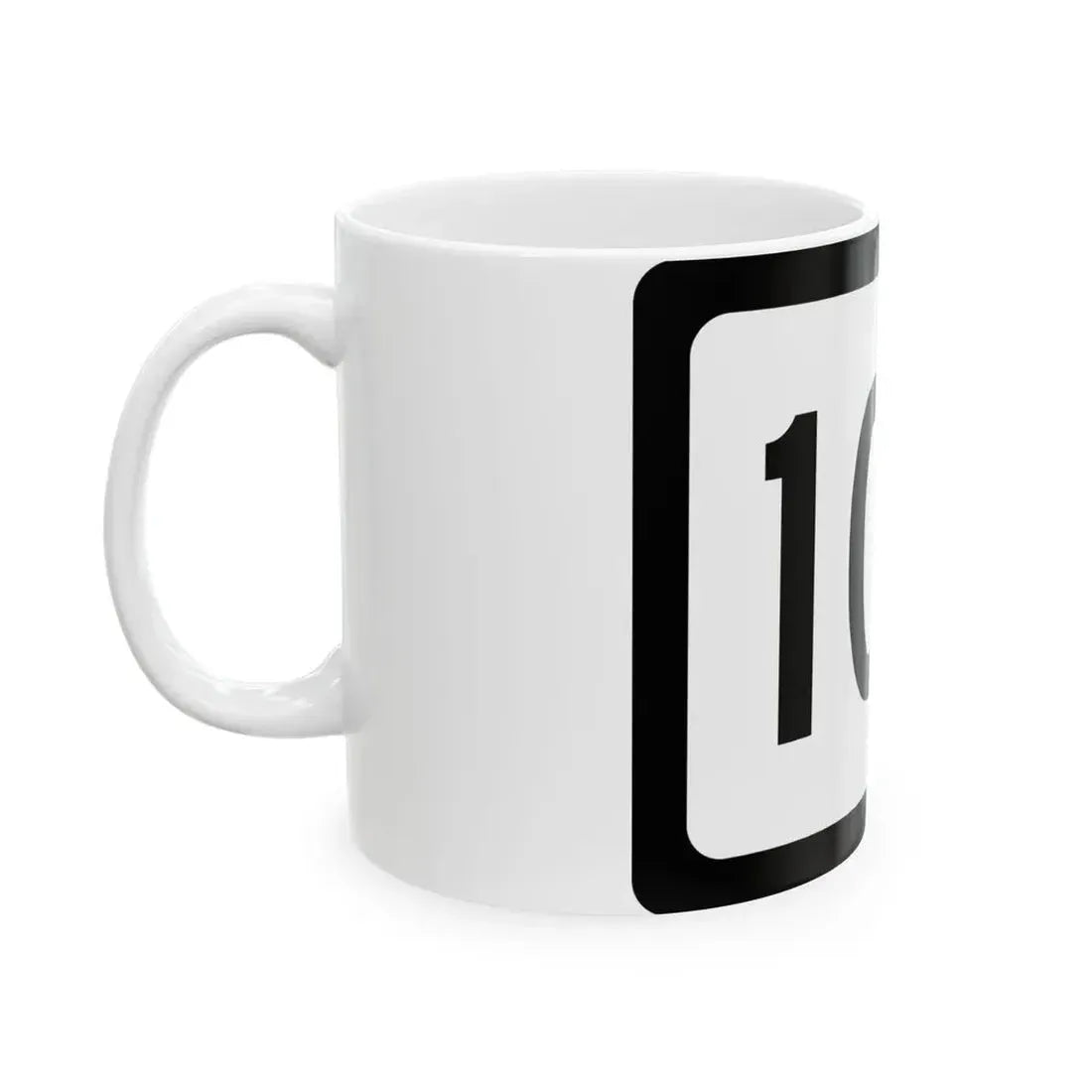 WV-108 (Virginia) (Road Sign) White Coffee Mug - Go Mug Yourself