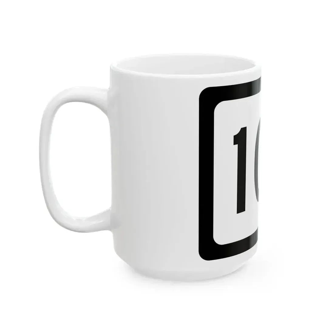 WV-108 (Virginia) (Road Sign) White Coffee Mug - Go Mug Yourself