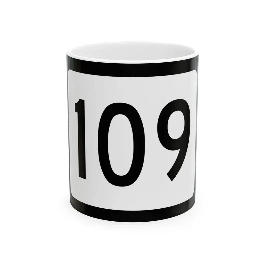 WV-109 (Virginia) (Road Sign) White Coffee Mug 11oz - Go Mug Yourself