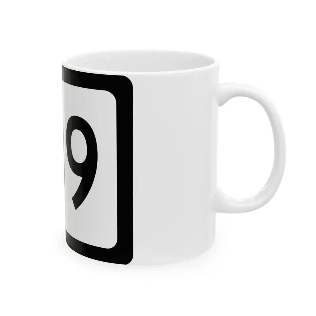 WV-109 (Virginia) (Road Sign) White Coffee Mug - Go Mug Yourself