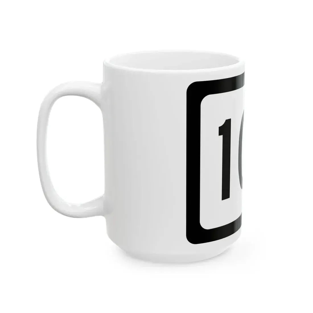WV-109 (Virginia) (Road Sign) White Coffee Mug - Go Mug Yourself
