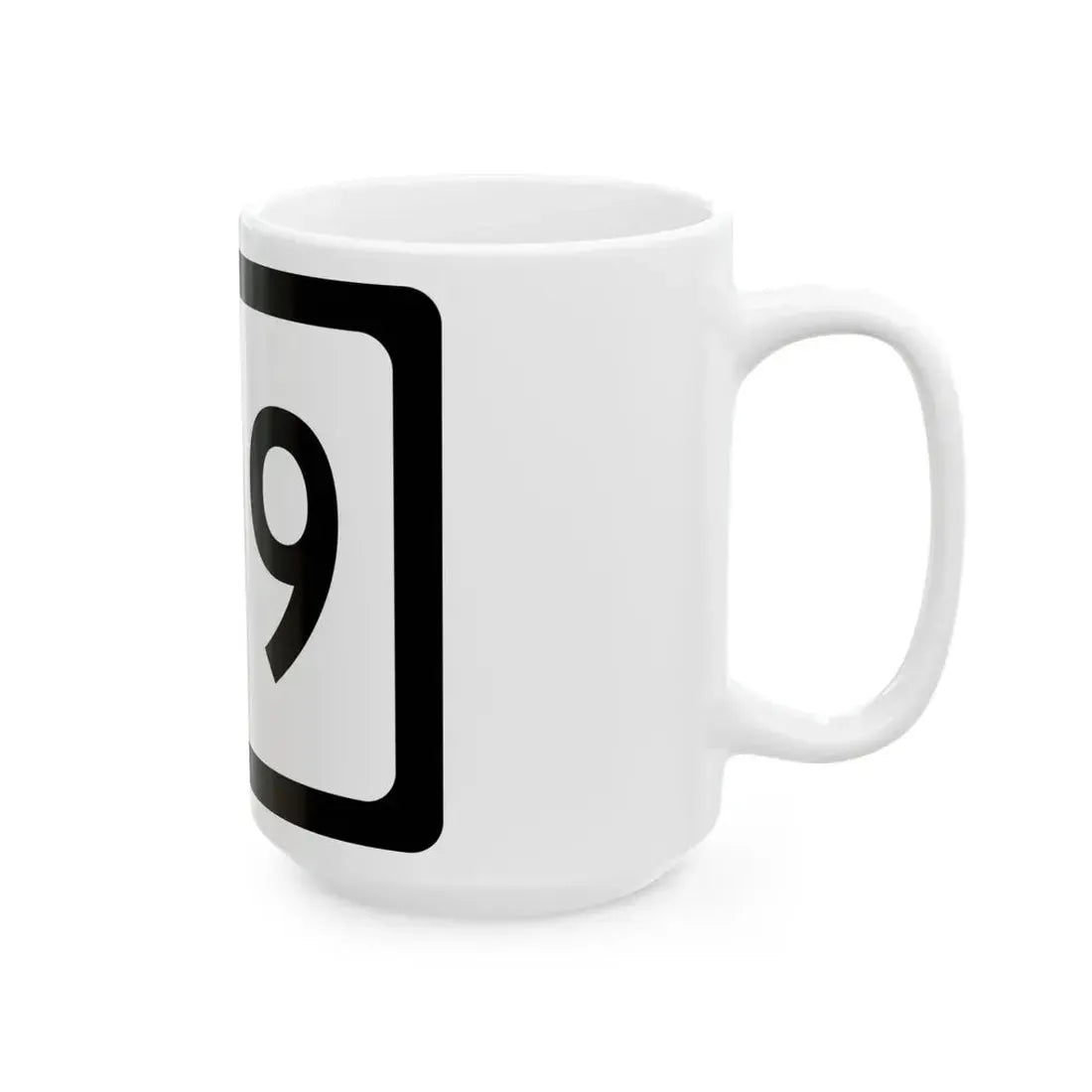 WV-109 (Virginia) (Road Sign) White Coffee Mug - Go Mug Yourself