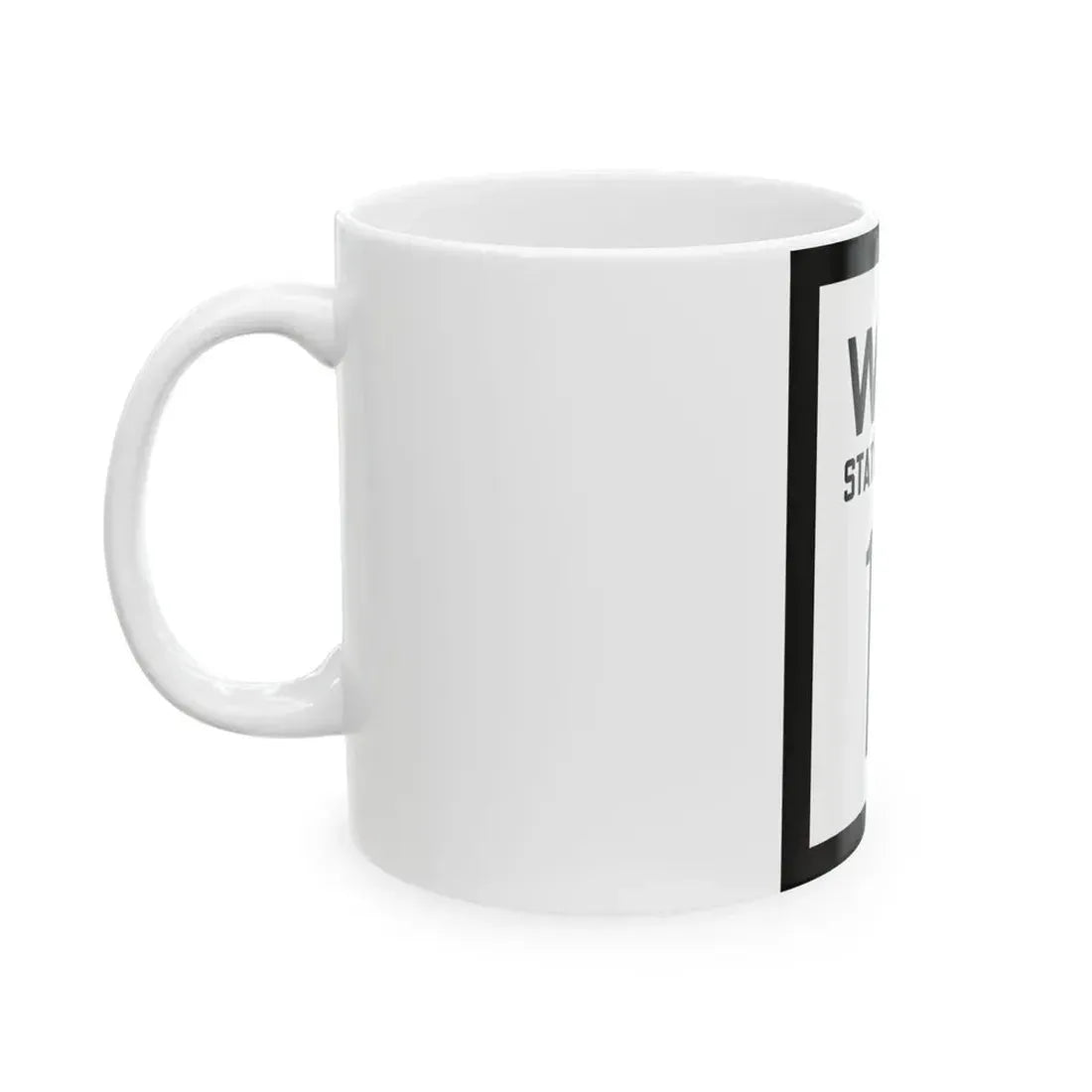 WV-11 1922 (Virginia) (Road Sign) White Coffee Mug - Go Mug Yourself
