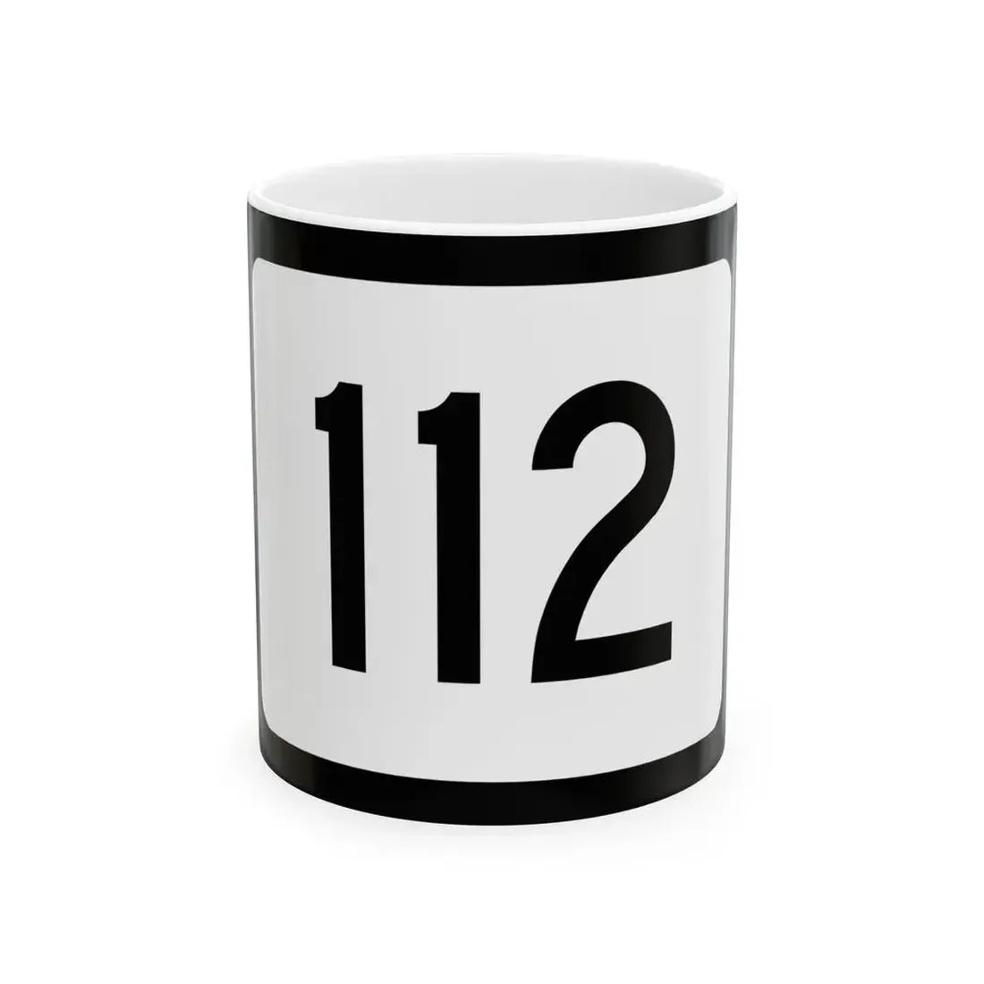 WV-112 (Virginia) (Road Sign) White Coffee Mug 11oz - Go Mug Yourself
