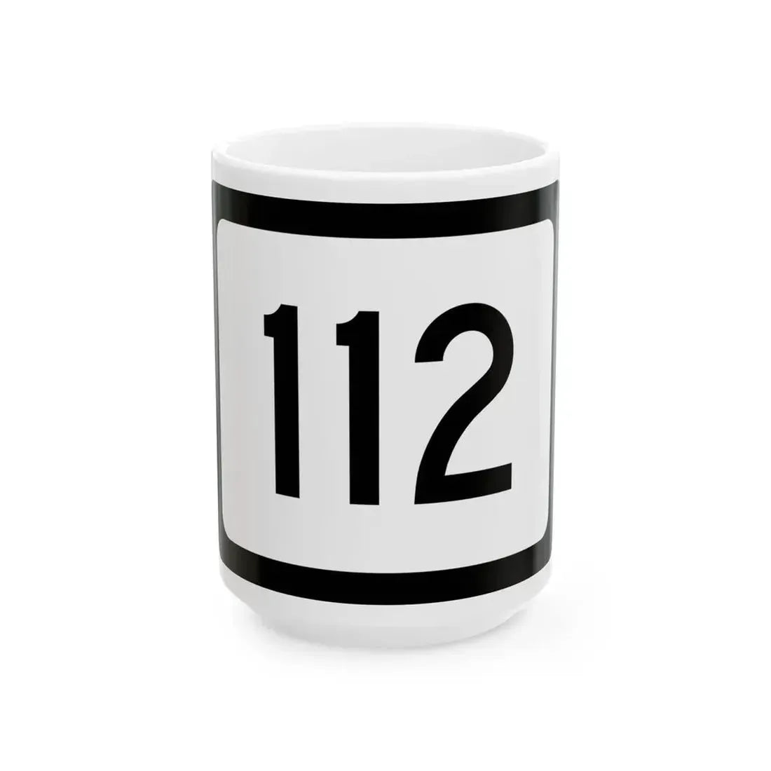 WV-112 (Virginia) (Road Sign) White Coffee Mug 15oz - Go Mug Yourself