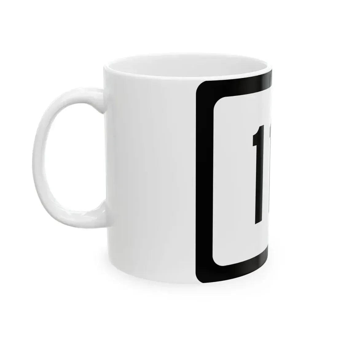WV-112 (Virginia) (Road Sign) White Coffee Mug - Go Mug Yourself