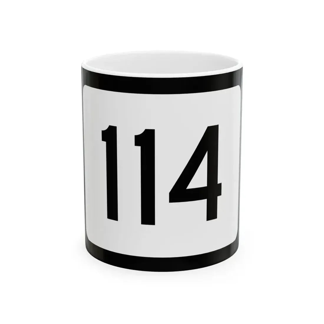 WV-114 (Virginia) (Road Sign) White Coffee Mug 11oz - Go Mug Yourself