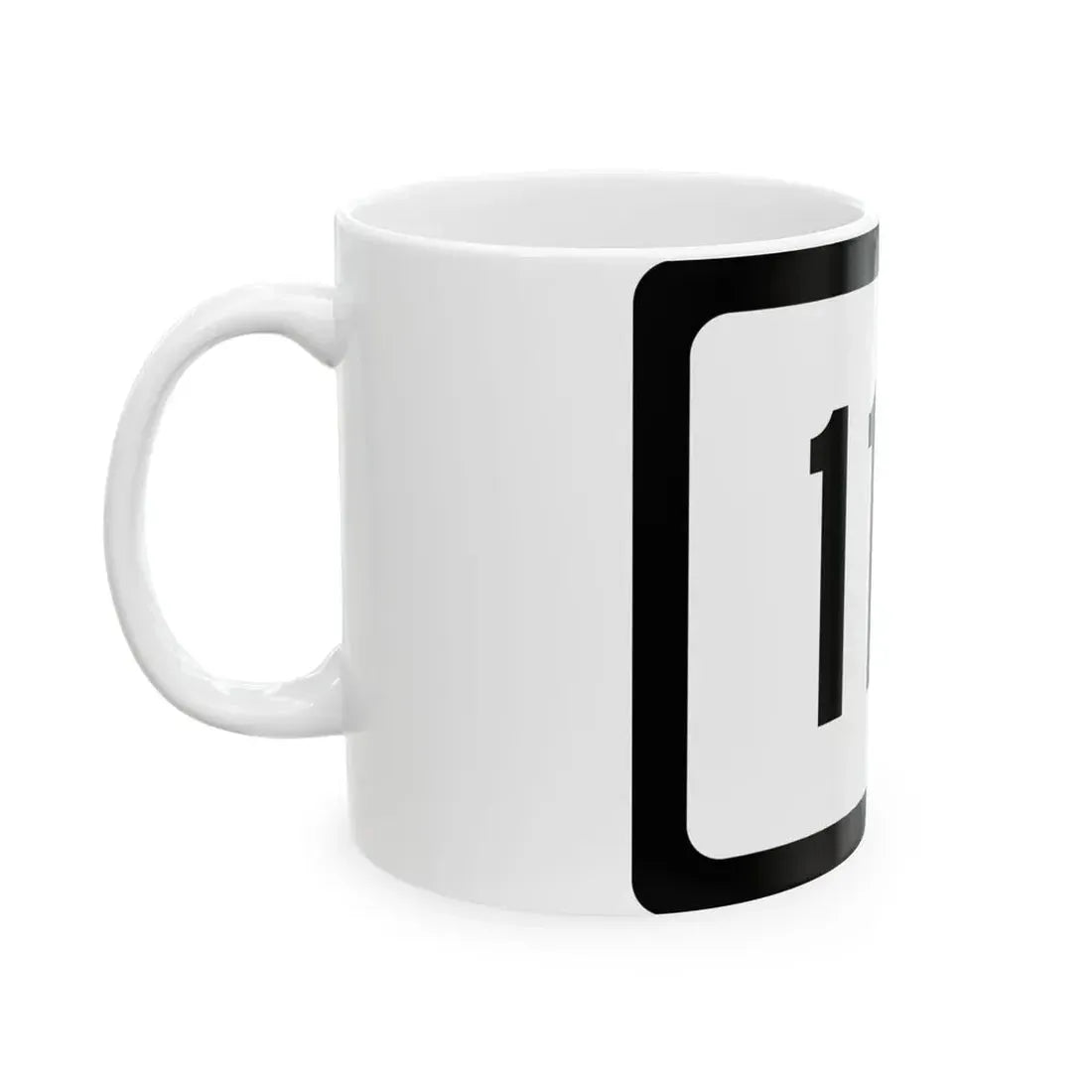 WV-114 (Virginia) (Road Sign) White Coffee Mug - Go Mug Yourself