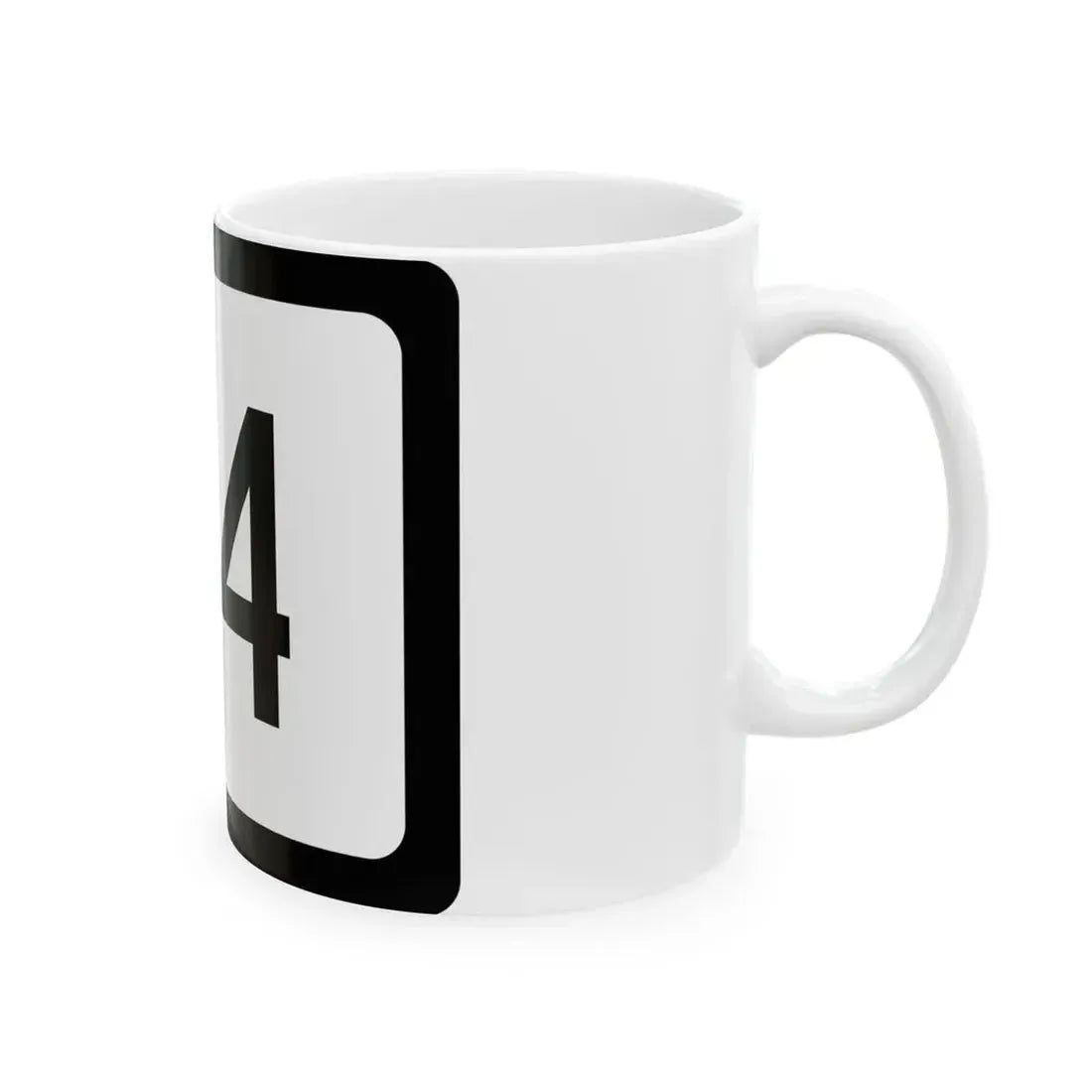 WV-114 (Virginia) (Road Sign) White Coffee Mug - Go Mug Yourself