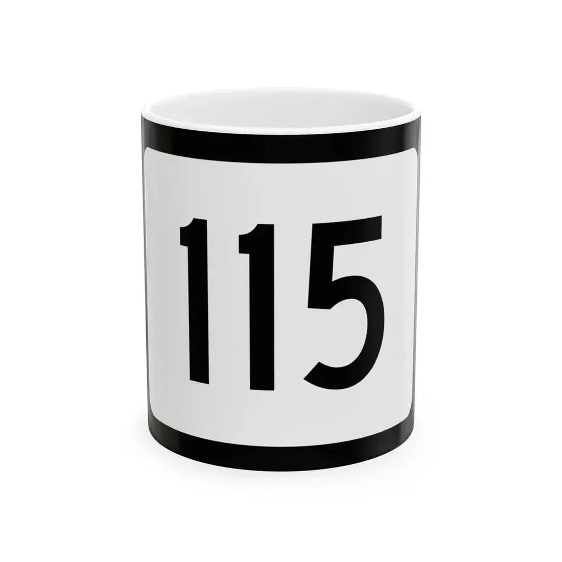 WV-115 (Virginia) (Road Sign) White Coffee Mug 11oz - Go Mug Yourself