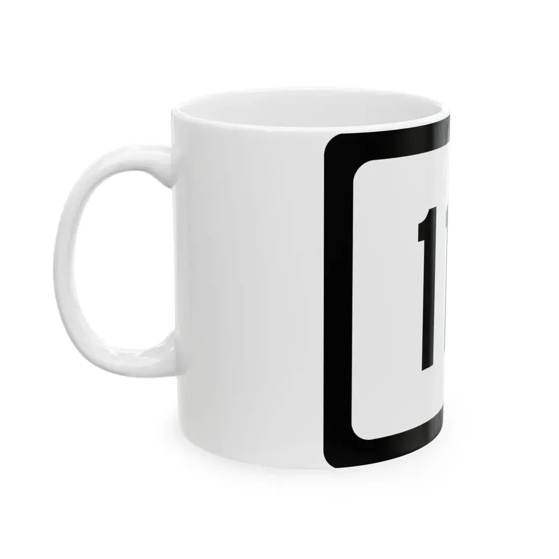 WV-115 (Virginia) (Road Sign) White Coffee Mug - Go Mug Yourself
