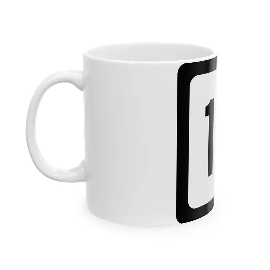 WV-12 (Virginia) (Road Sign) White Coffee Mug - Go Mug Yourself