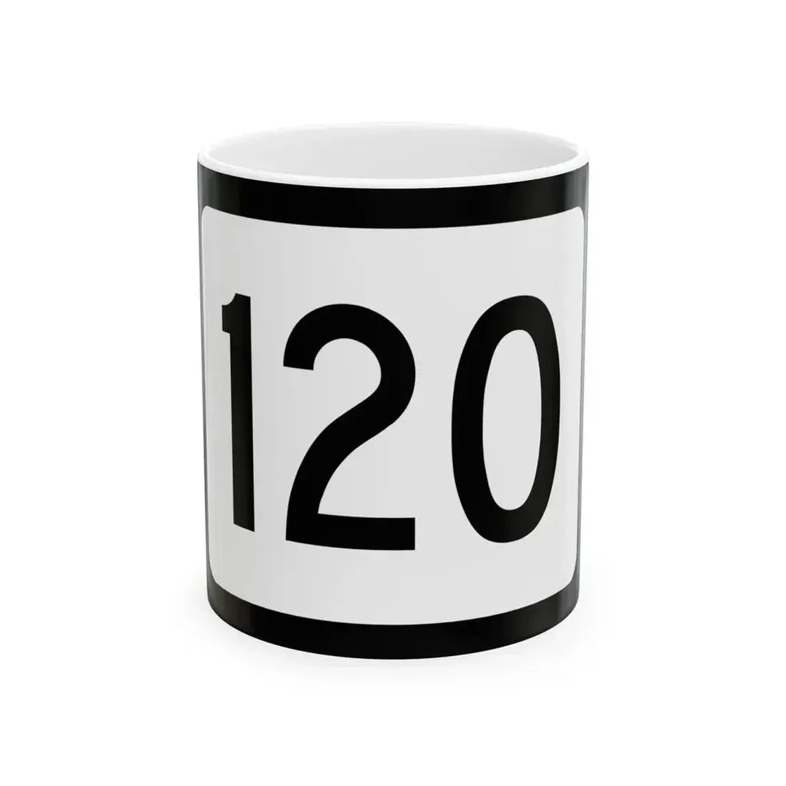 WV-120 (Virginia) (Road Sign) White Coffee Mug 11oz - Go Mug Yourself