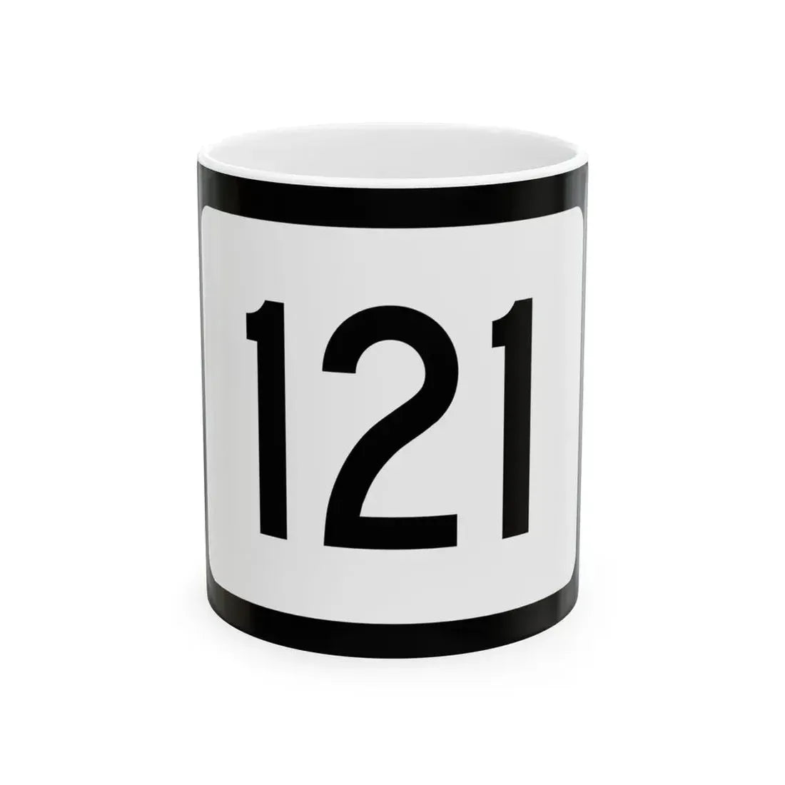 WV-121 (Virginia) (Road Sign) White Coffee Mug 11oz - Go Mug Yourself