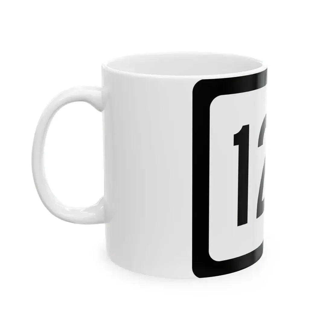 WV-124 (Virginia) (Road Sign) White Coffee Mug - Go Mug Yourself