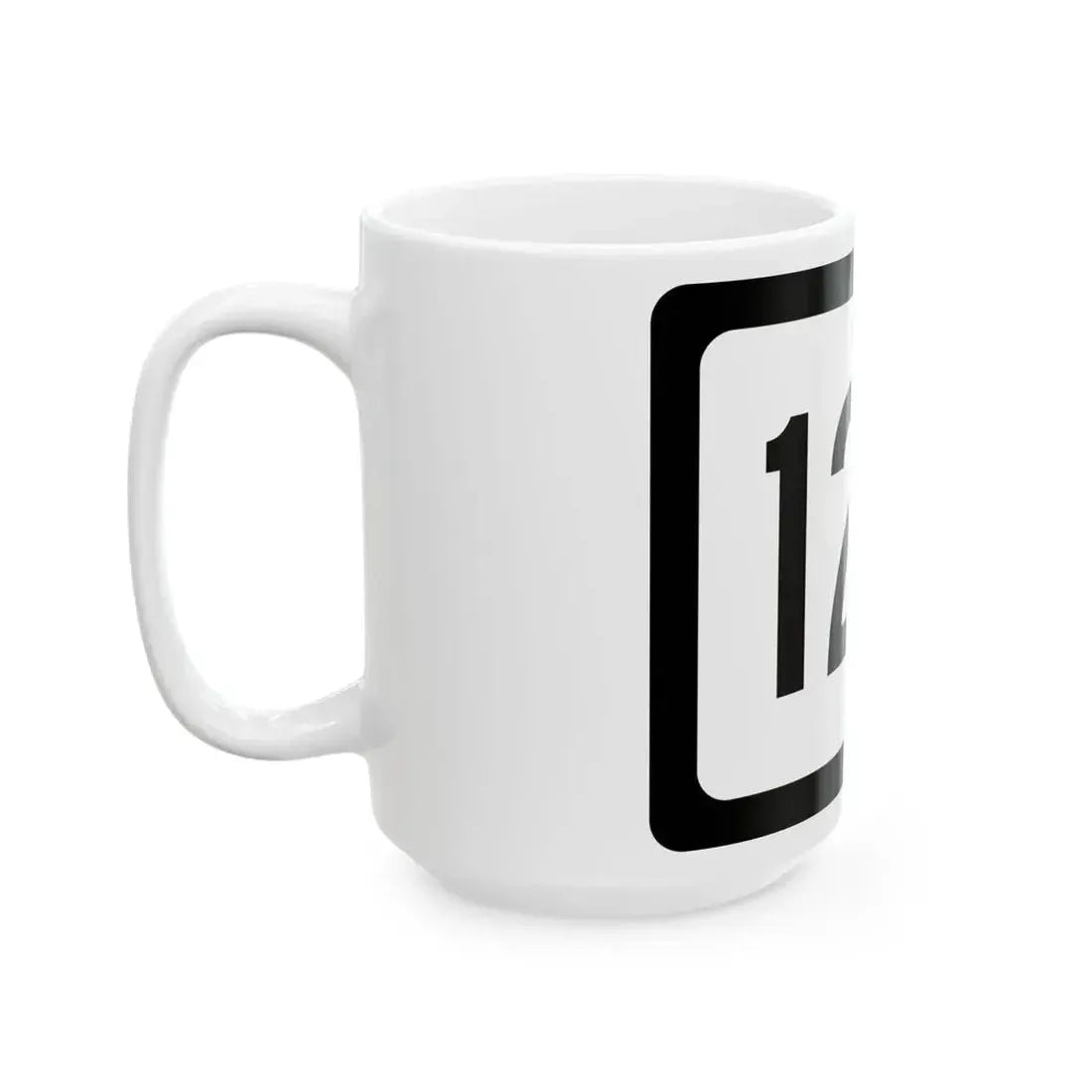 WV-124 (Virginia) (Road Sign) White Coffee Mug - Go Mug Yourself