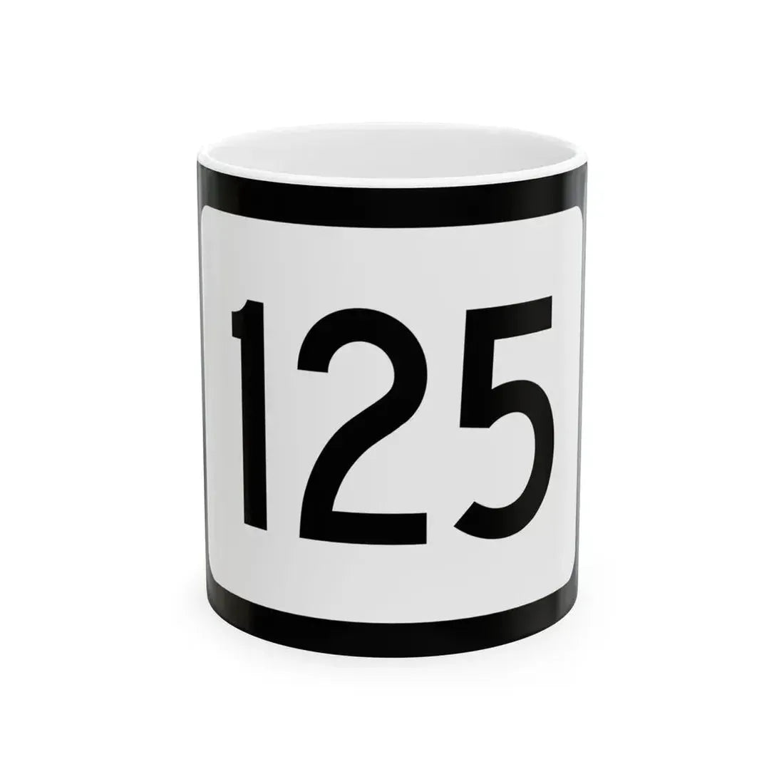 WV-125 (Virginia) (Road Sign) White Coffee Mug 11oz - Go Mug Yourself