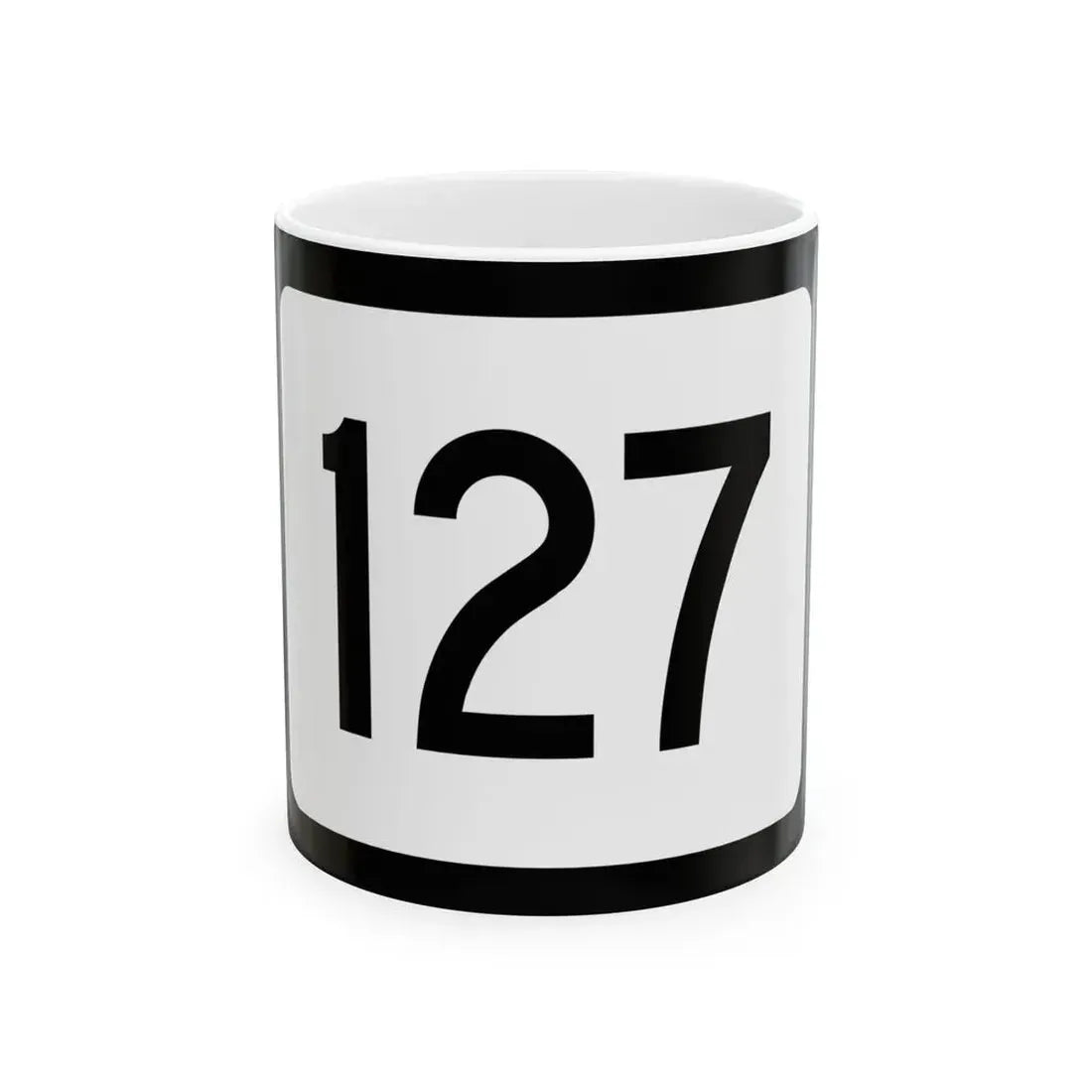 WV-127 (Virginia) (Road Sign) White Coffee Mug 11oz - Go Mug Yourself