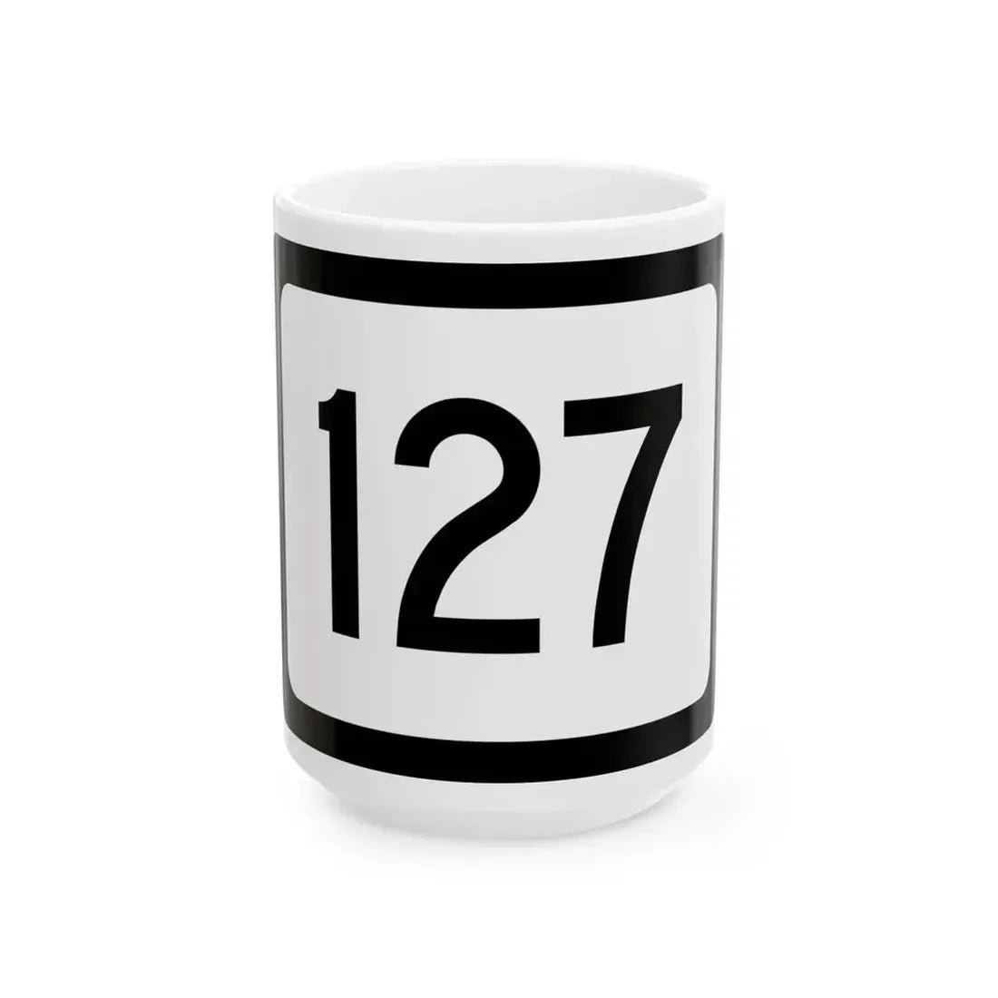 WV-127 (Virginia) (Road Sign) White Coffee Mug 15oz - Go Mug Yourself