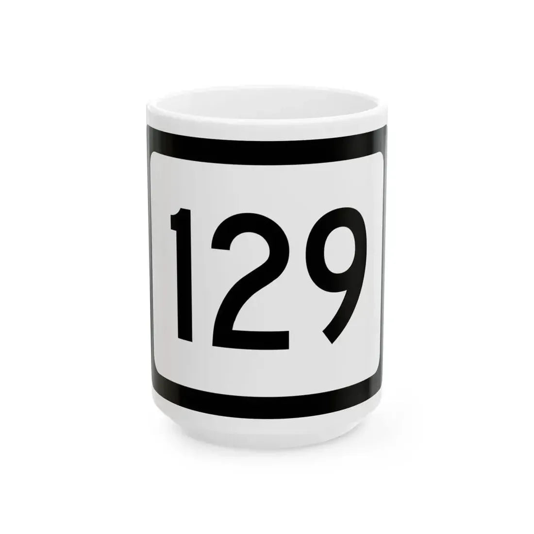 WV-129 (Virginia) (Road Sign) White Coffee Mug 15oz - Go Mug Yourself