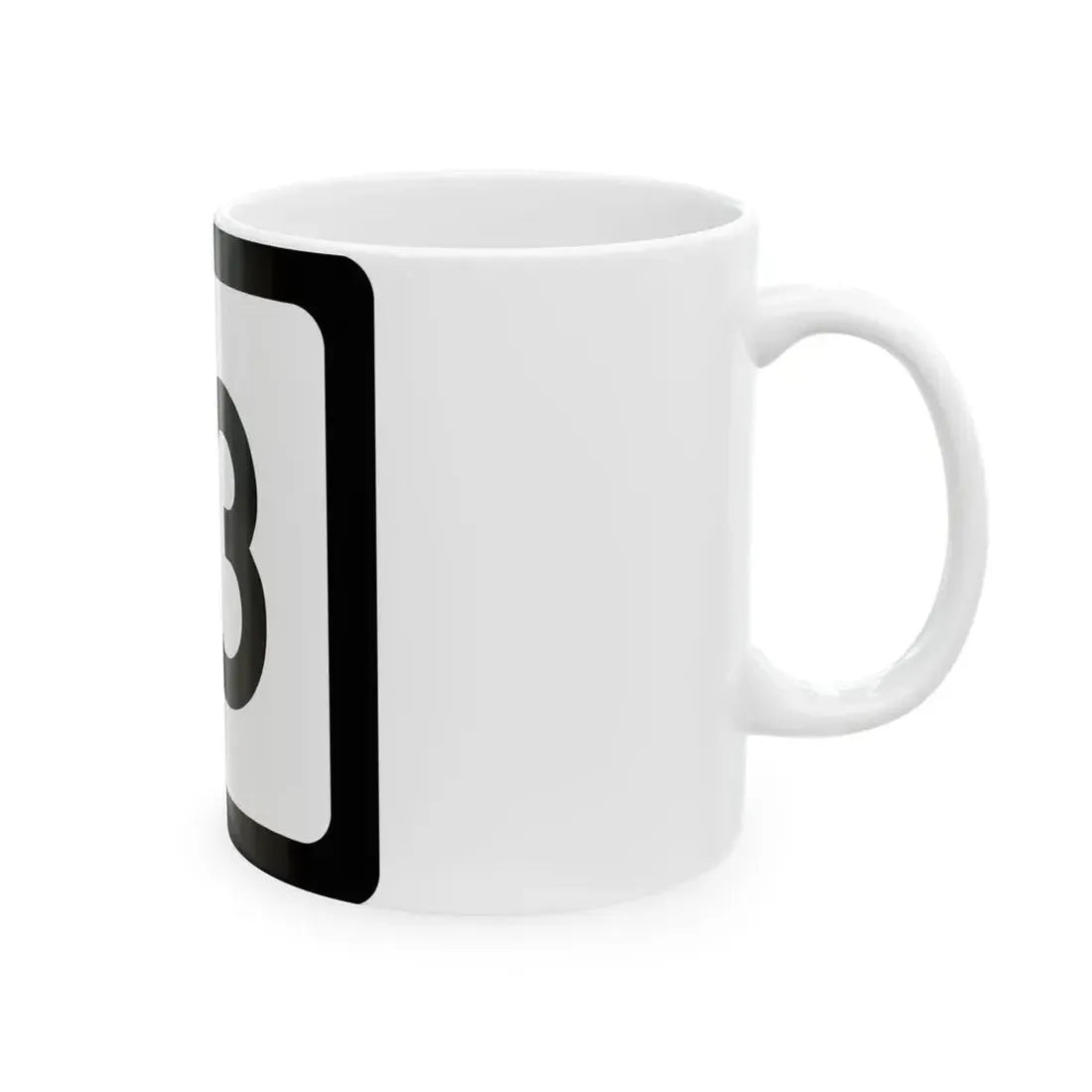 WV-13 (Virginia) (Road Sign) White Coffee Mug - Go Mug Yourself