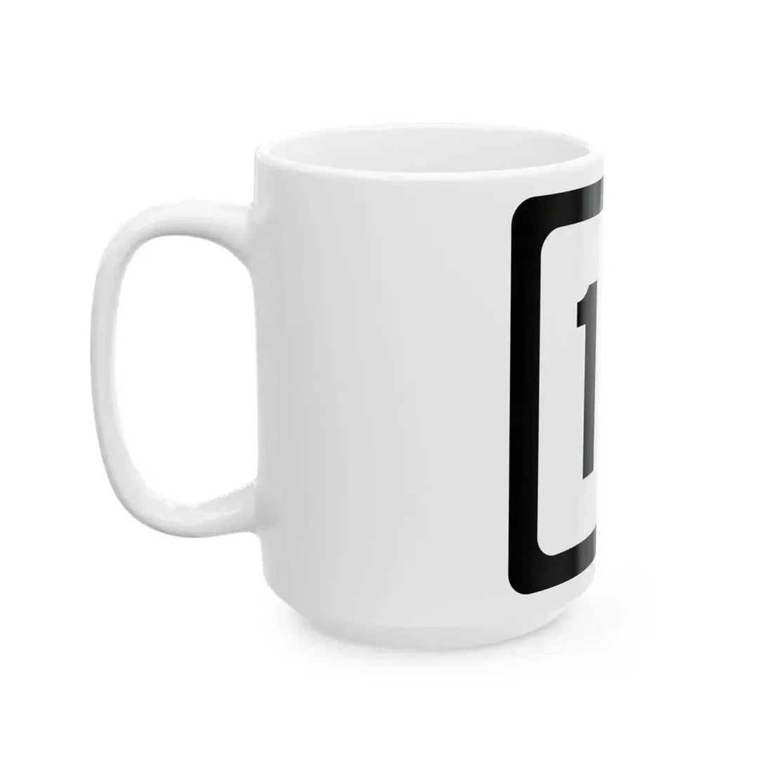 WV-13 (Virginia) (Road Sign) White Coffee Mug - Go Mug Yourself