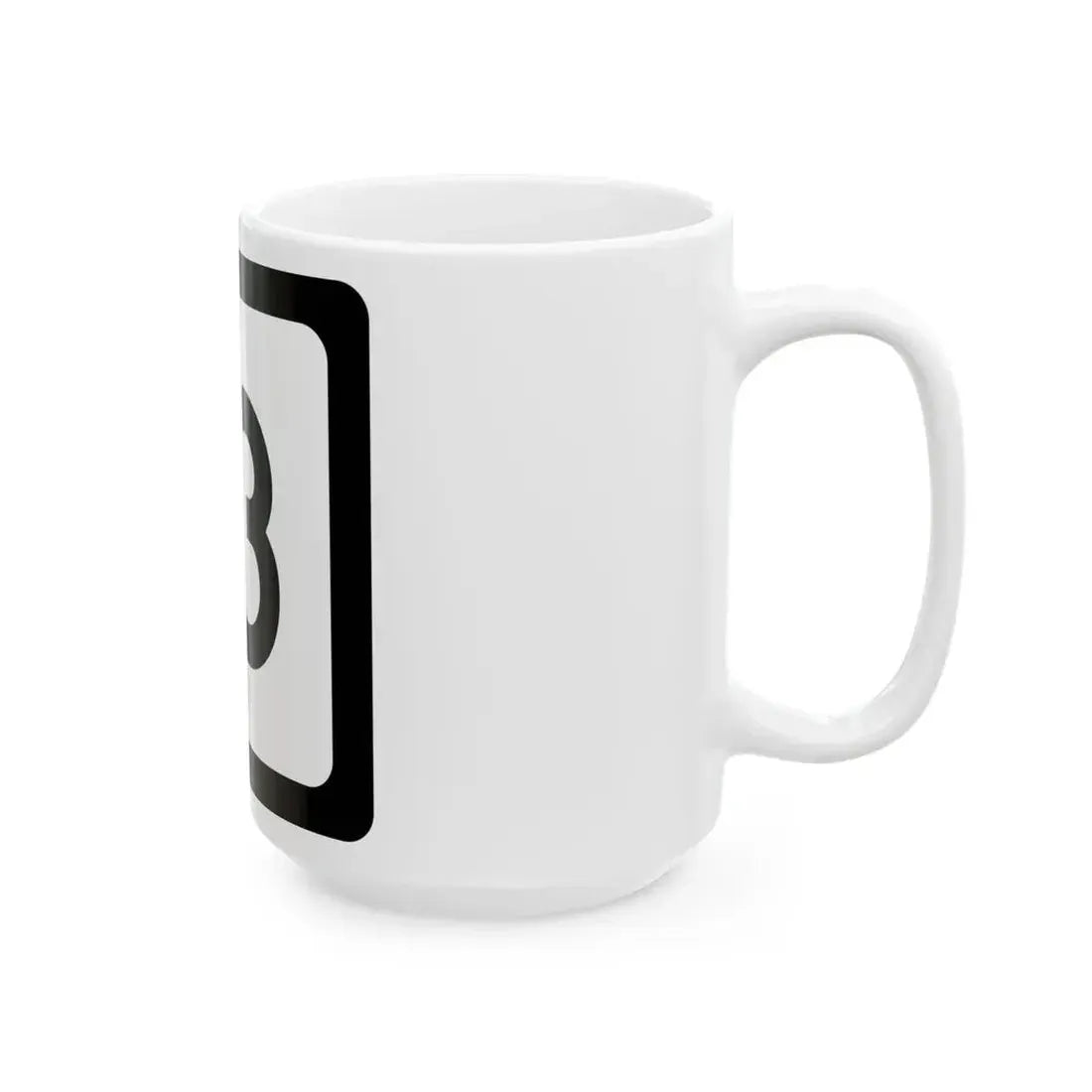 WV-13 (Virginia) (Road Sign) White Coffee Mug - Go Mug Yourself