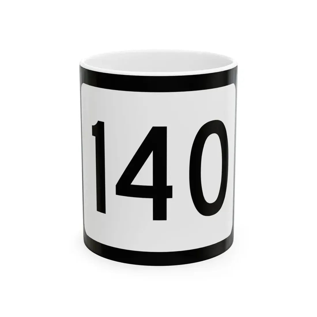 WV-140 (Virginia) (Road Sign) White Coffee Mug 11oz - Go Mug Yourself
