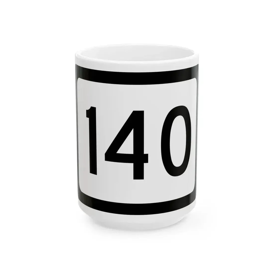 WV-140 (Virginia) (Road Sign) White Coffee Mug 15oz - Go Mug Yourself