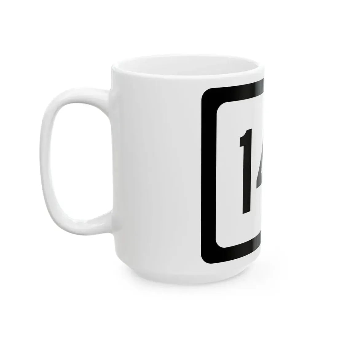 WV-140 (Virginia) (Road Sign) White Coffee Mug - Go Mug Yourself