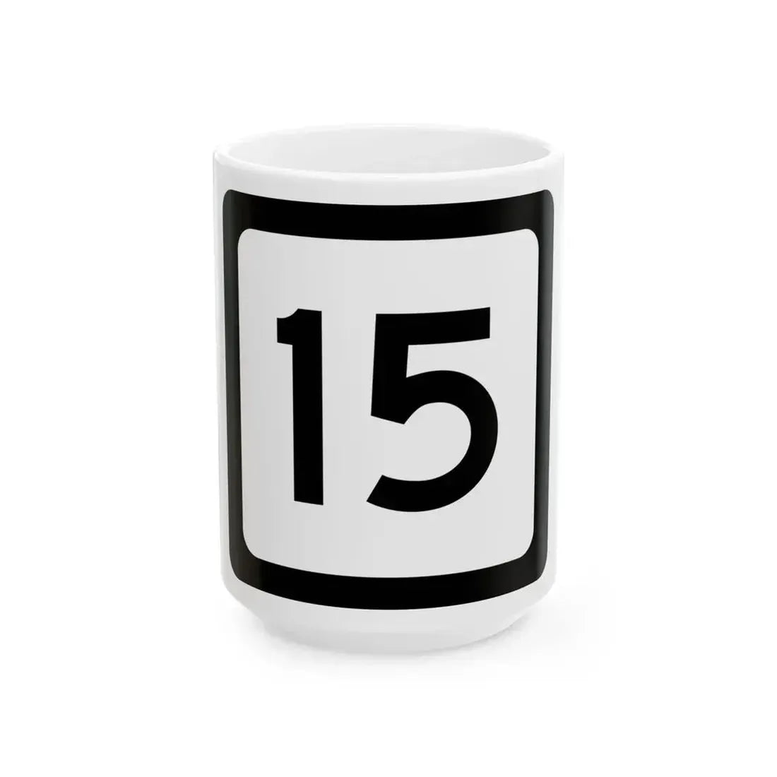 WV-15 (Virginia) (Road Sign) White Coffee Mug 15oz - Go Mug Yourself