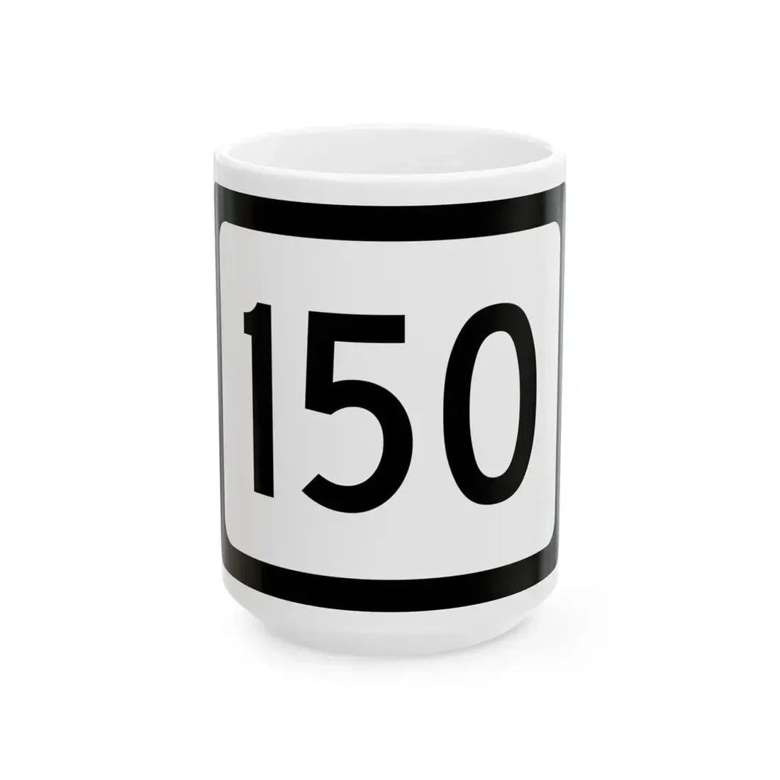 WV-150 (Virginia) (Road Sign) White Coffee Mug 15oz - Go Mug Yourself