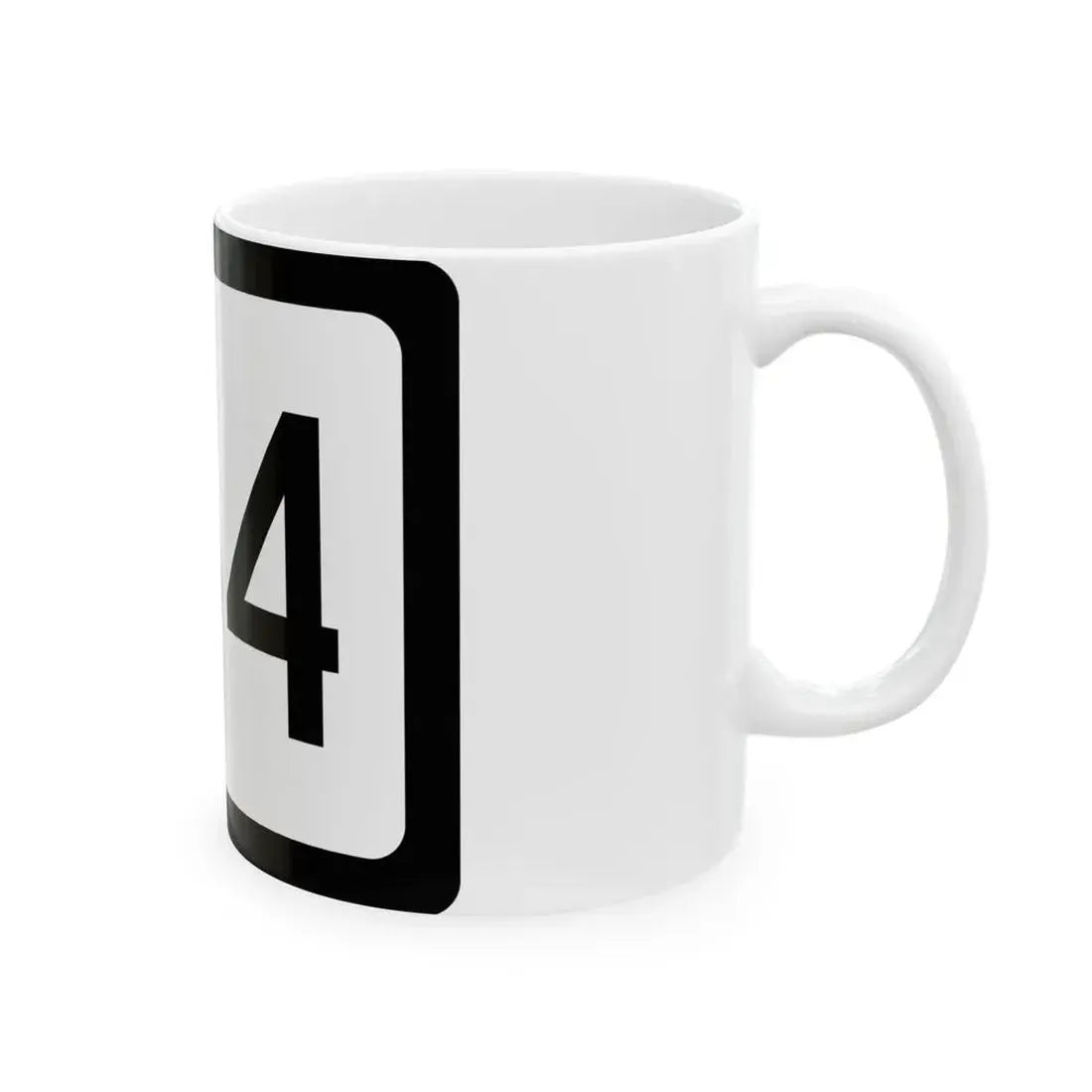 WV-154 (Virginia) (Road Sign) White Coffee Mug - Go Mug Yourself