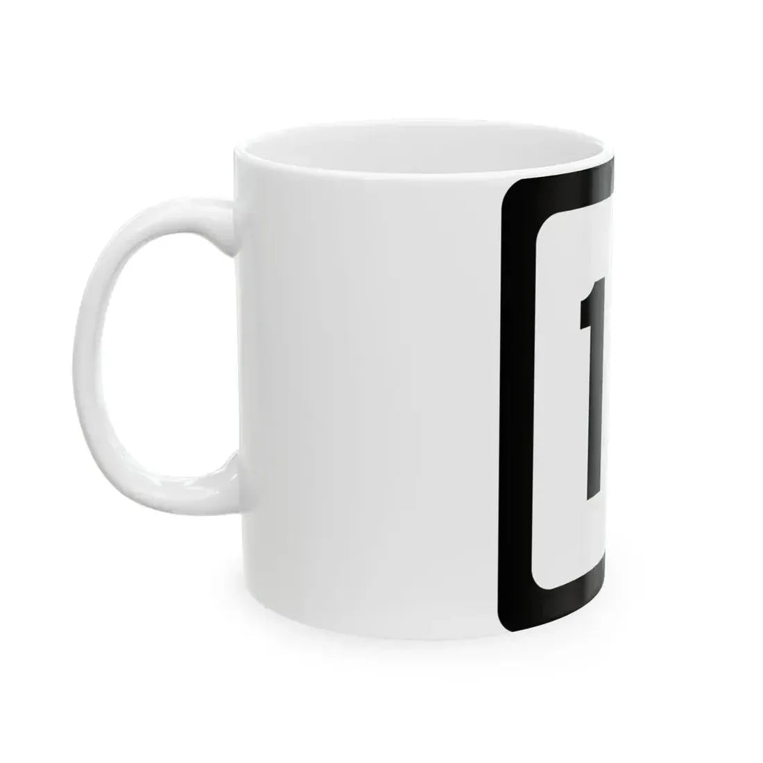 WV-16 (Virginia) (Road Sign) White Coffee Mug - Go Mug Yourself