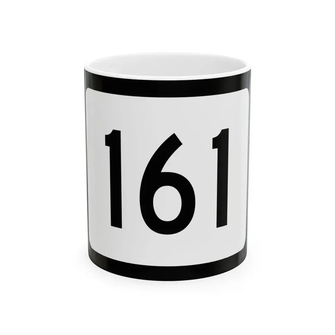 WV-161 (Virginia) (Road Sign) White Coffee Mug 11oz - Go Mug Yourself