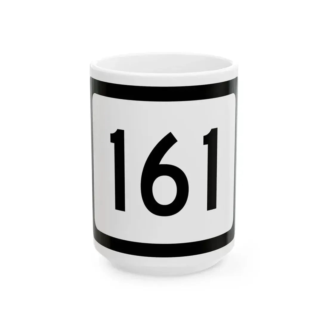 WV-161 (Virginia) (Road Sign) White Coffee Mug 15oz - Go Mug Yourself