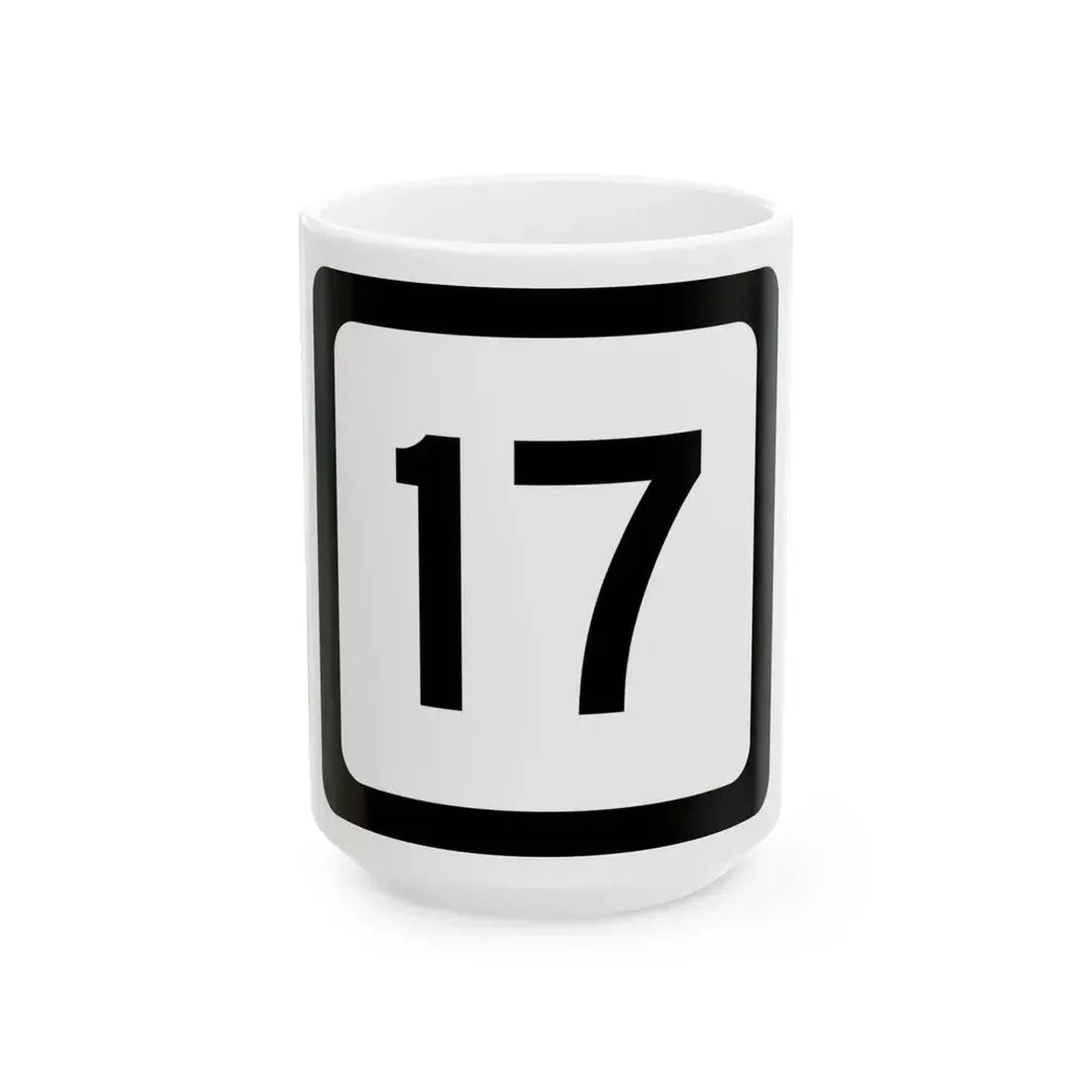 WV-17 (Virginia) (Road Sign) White Coffee Mug 15oz - Go Mug Yourself