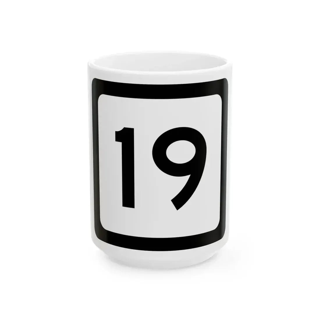 WV-19 (Virginia) (Road Sign) White Coffee Mug 15oz - Go Mug Yourself