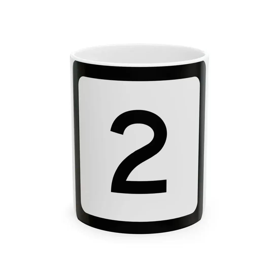 WV-2 (Virginia) (Road Sign) White Coffee Mug 11oz - Go Mug Yourself